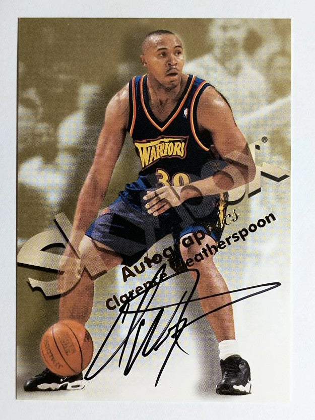 1998-99 SkyBox Premium Autographics #131 Clarence Weatherspoon