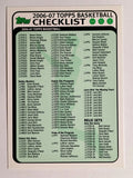2006-07 Topps Checklists #2 Inserts