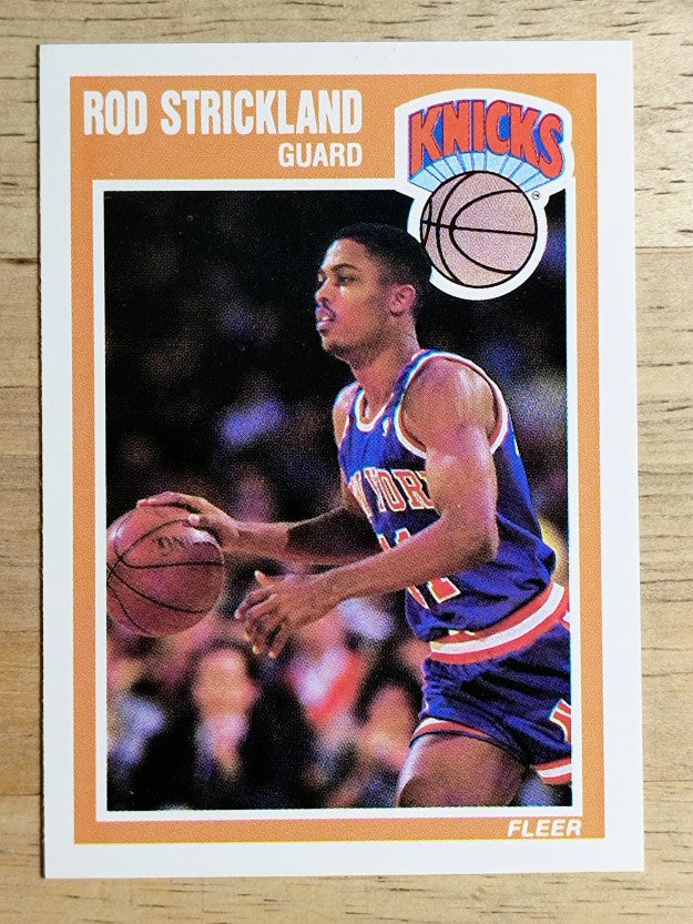1989-90 Fleer #104 Rod Strickland RC
