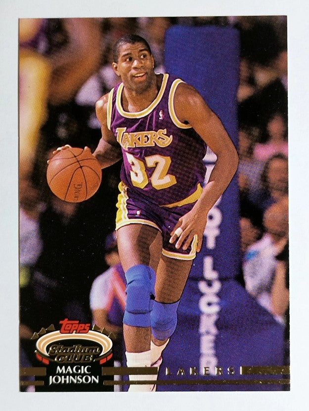 1992-93 Stadium Club #32 Magic Johnson