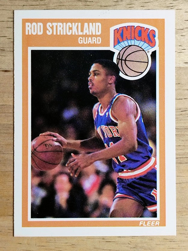 1989-90 Fleer #104 Rod Strickland RC