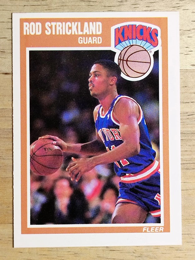1989-90 Fleer #104 Rod Strickland RC