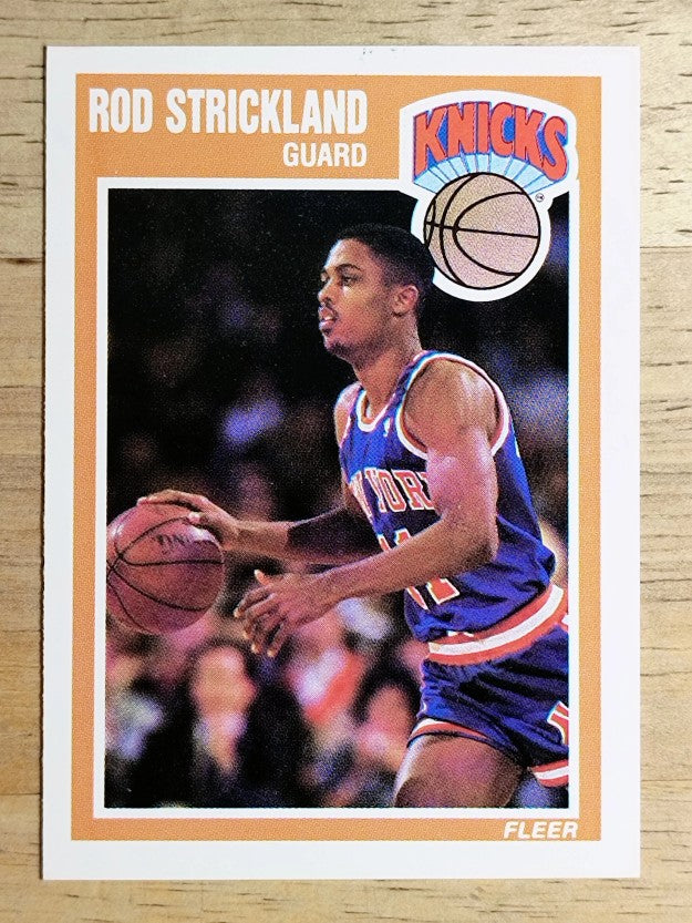 1989-90 Fleer #104 Rod Strickland RC