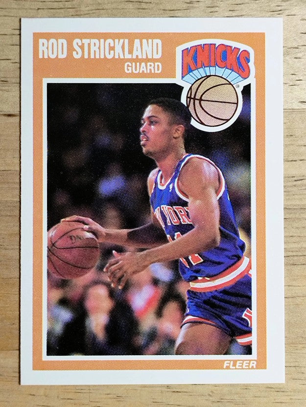 1989-90 Fleer #104 Rod Strickland RC