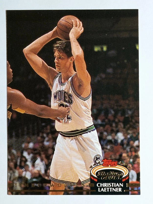 1992-93 Stadium Club #218 Christian Laettner RC