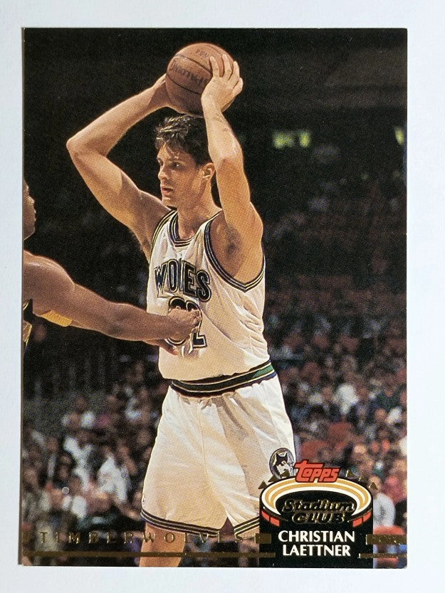 1992-93 Stadium Club #218 Christian Laettner RC