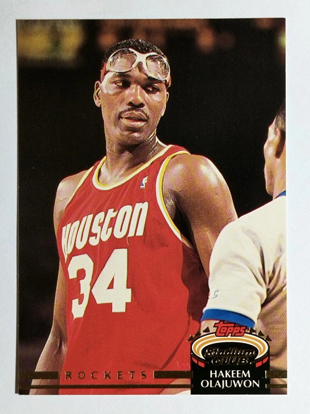 1992-93 Stadium Club #220 Hakeem Olajuwon