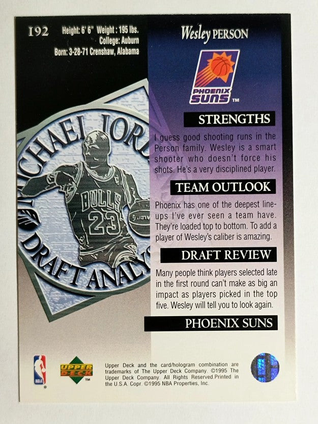 1994-95 Upper Deck #192 Wesley Person DA