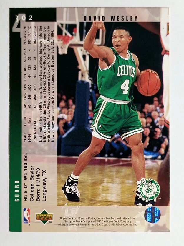 1994-95 Upper Deck #302 David Wesley
