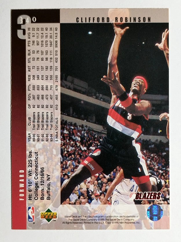 1994-95 Upper Deck #340 Clifford Robinson
