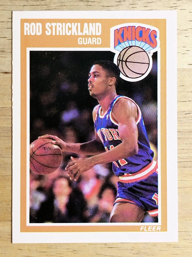 1989-90 Fleer #104 Rod Strickland RC