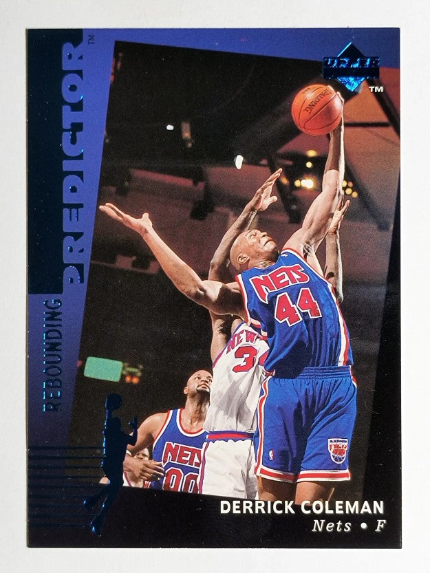 1994-95 Upper Deck Predictor League Leaders #R29 Derrick Coleman