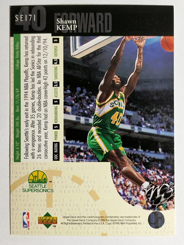 1994-95 Upper Deck Special Edition #171 Shawn Kemp