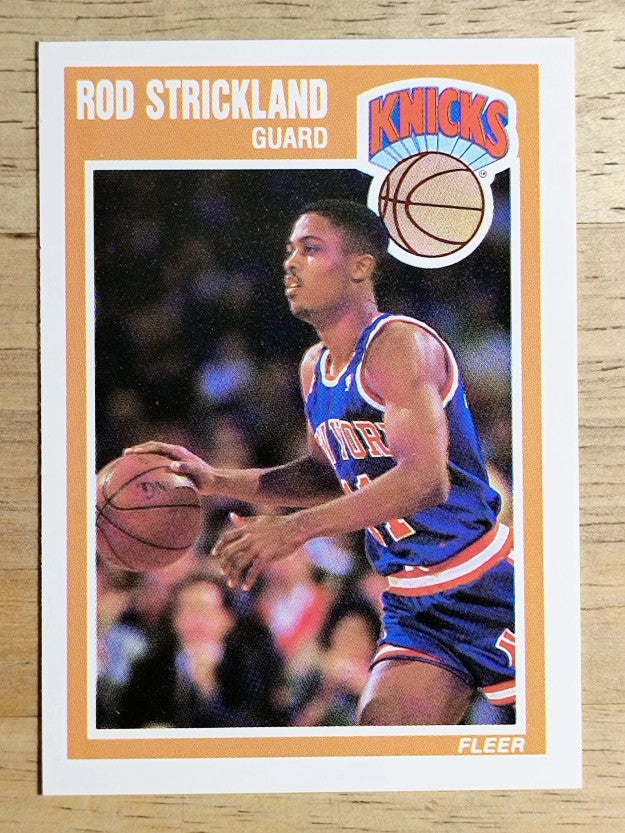 1989-90 Fleer #104 Rod Strickland RC