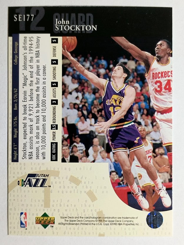 1994-95 Upper Deck Special Edition #177 John Stockton