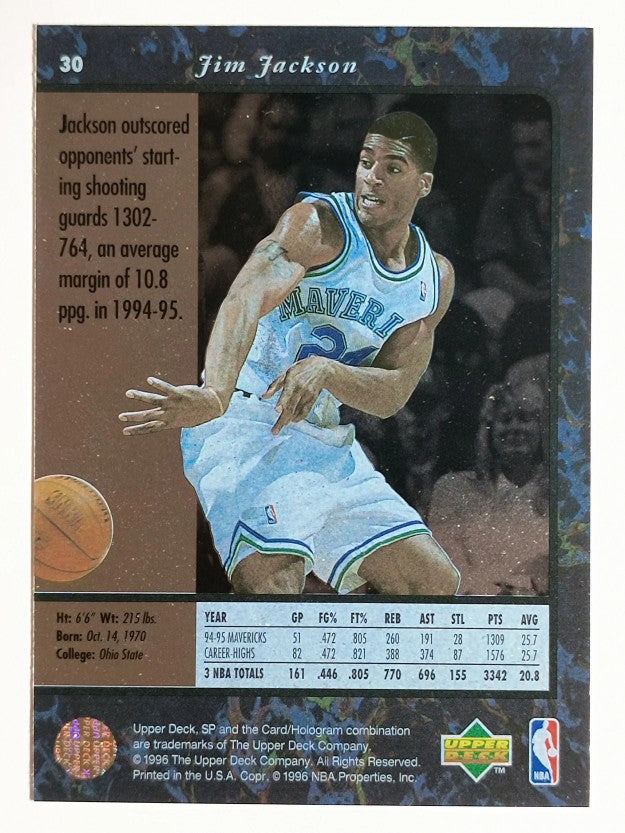 1995-96 SP #30 Jim Jackson