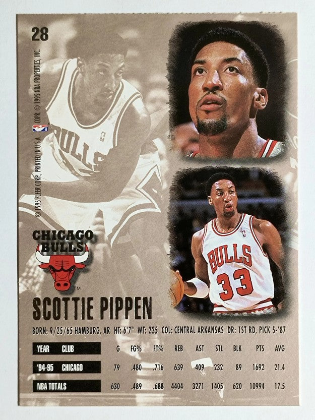 1995-96 Ultra #28 Scottie Pippen