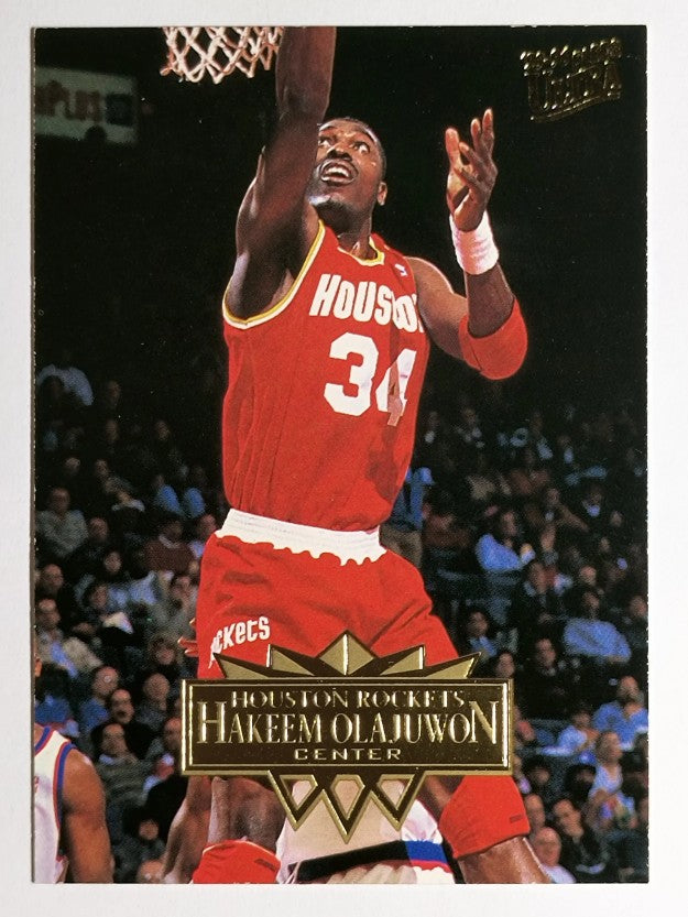 1995-96 Ultra #70 Hakeem Olajuwon (NM)