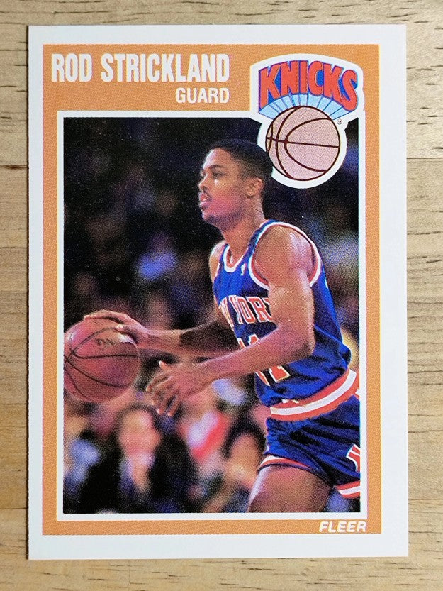 1989-90 Fleer #104 Rod Strickland RC