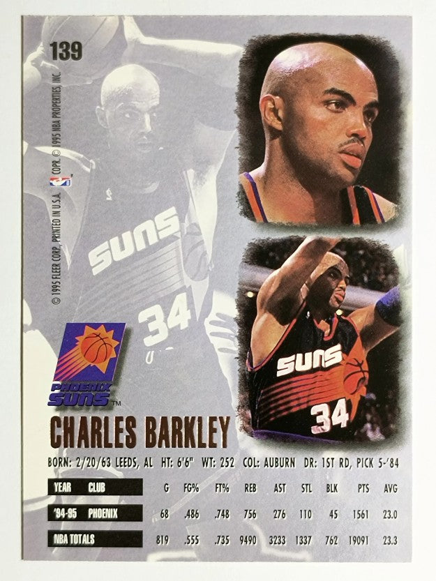 1995-96 Ultra #139 Charles Barkley