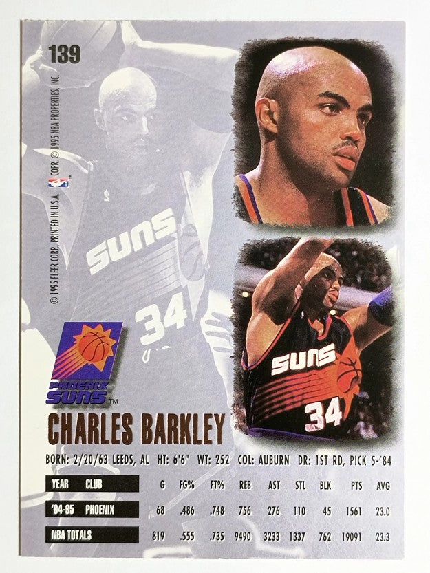 1995-96 Ultra #139 Charles Barkley