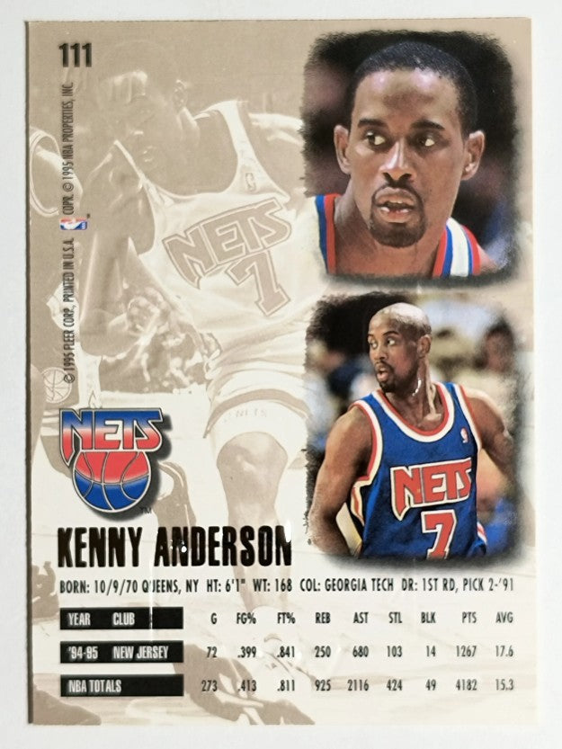 1995-96 Ultra Gold Medallion #111 Kenny Anderson