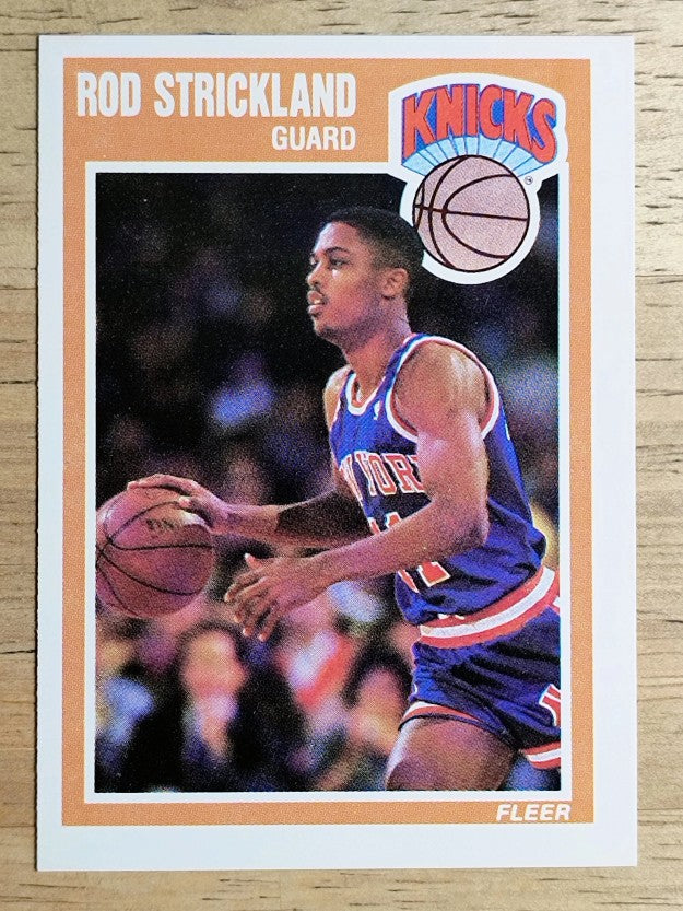 1989-90 Fleer #104 Rod Strickland RC