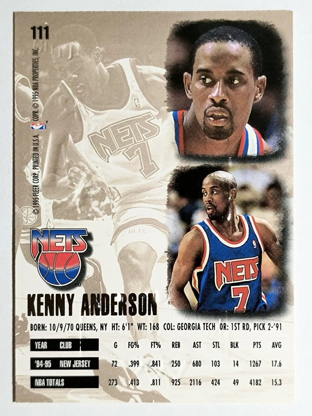 1995-96 Ultra Gold Medallion #111 Kenny Anderson