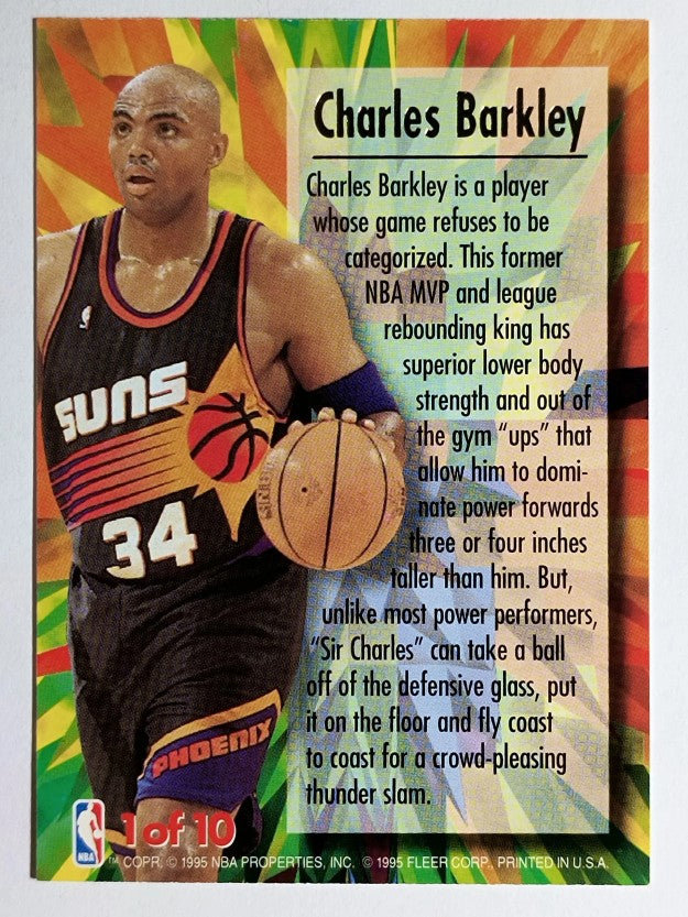 1995-96 Ultra Power #1 Charles Barkley