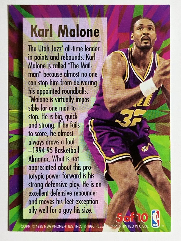 1995-96 Ultra Power #5 Karl Malone