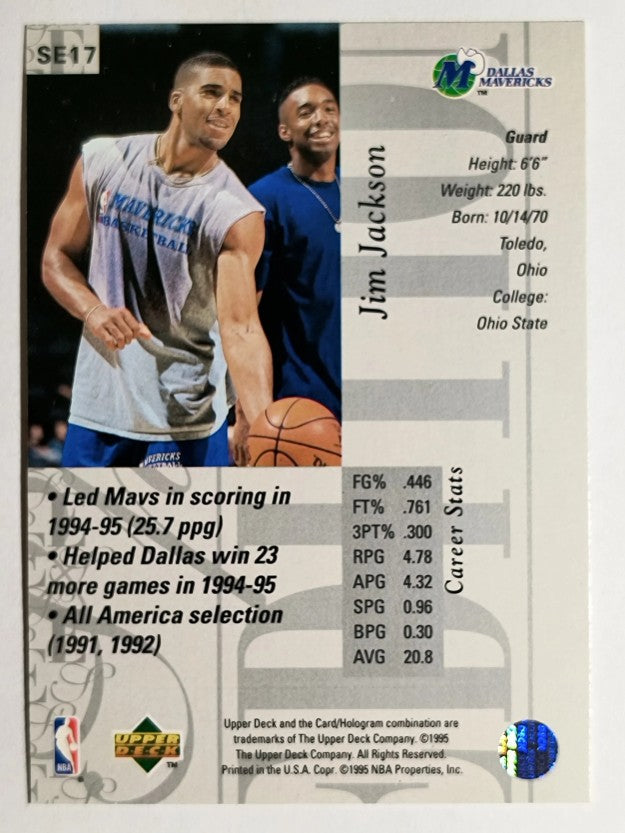 1995-96 Upper Deck Special Edition #17 Jim Jackson