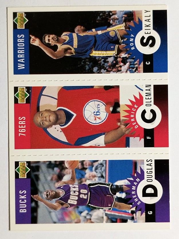 1996-97 Collector's Choice Mini-Cards #M28 Douglas/Derrick Coleman/Rony Seikaly