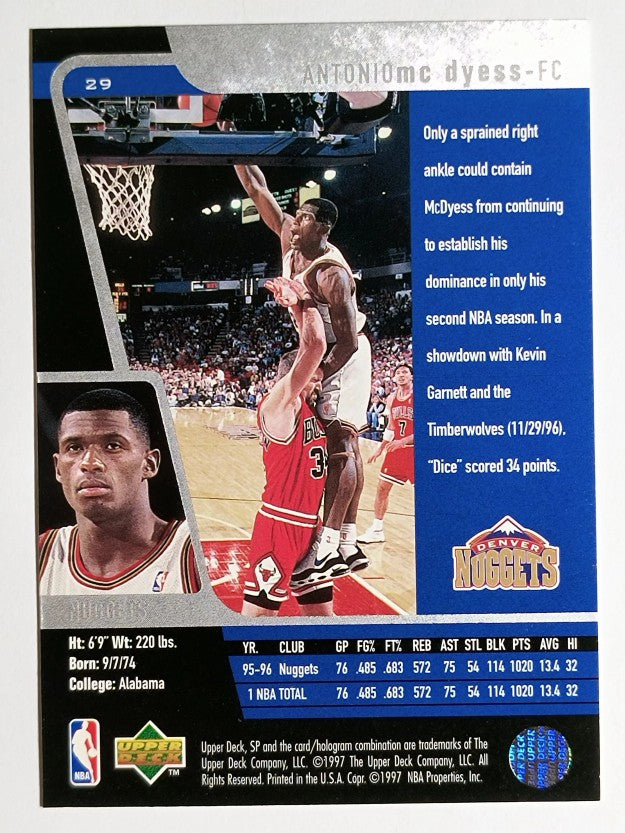 1996-97 SP #29 Antonio McDyess