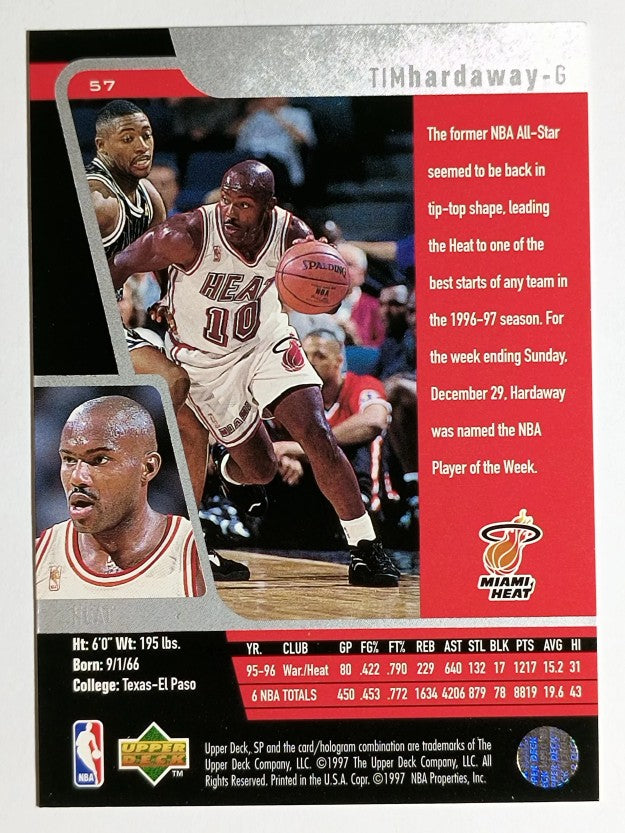 1996-97 SP #57 Tim Hardaway