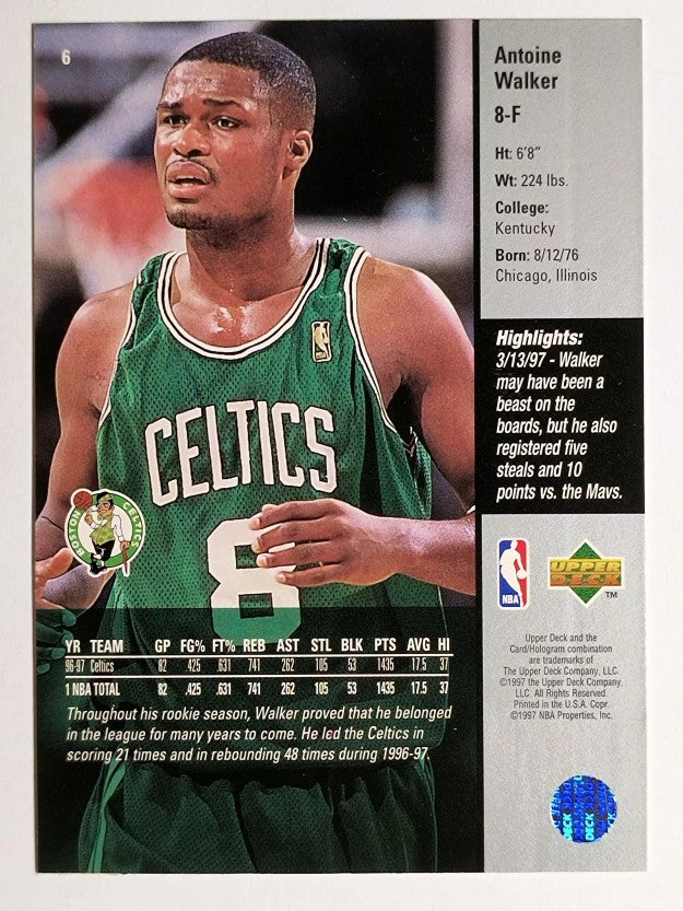 1997-98 Upper Deck #6 Antoine Walker