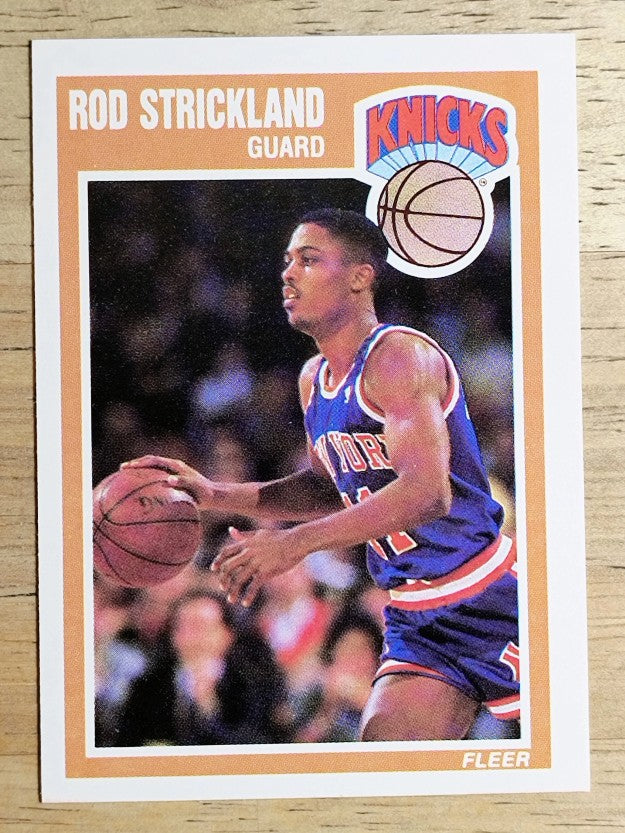 1989-90 Fleer #104 Rod Strickland RC