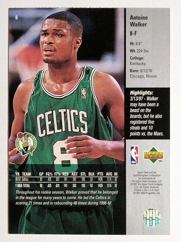 1997-98 Upper Deck #6 Antoine Walker