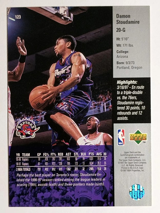 1997-98 Upper Deck #123 Damon Stoudamire