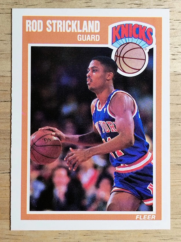 1989-90 Fleer #104 Rod Strickland RC