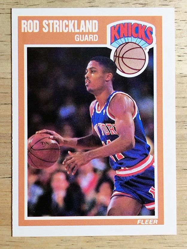 1989-90 Fleer #104 Rod Strickland RC
