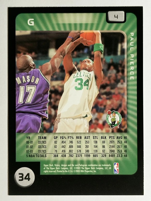 2003-04 Upper Deck Victory #4 Paul Pierce