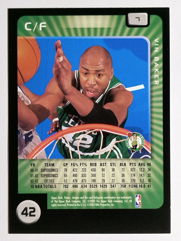 2003-04 Upper Deck Victory #7 Vin Baker