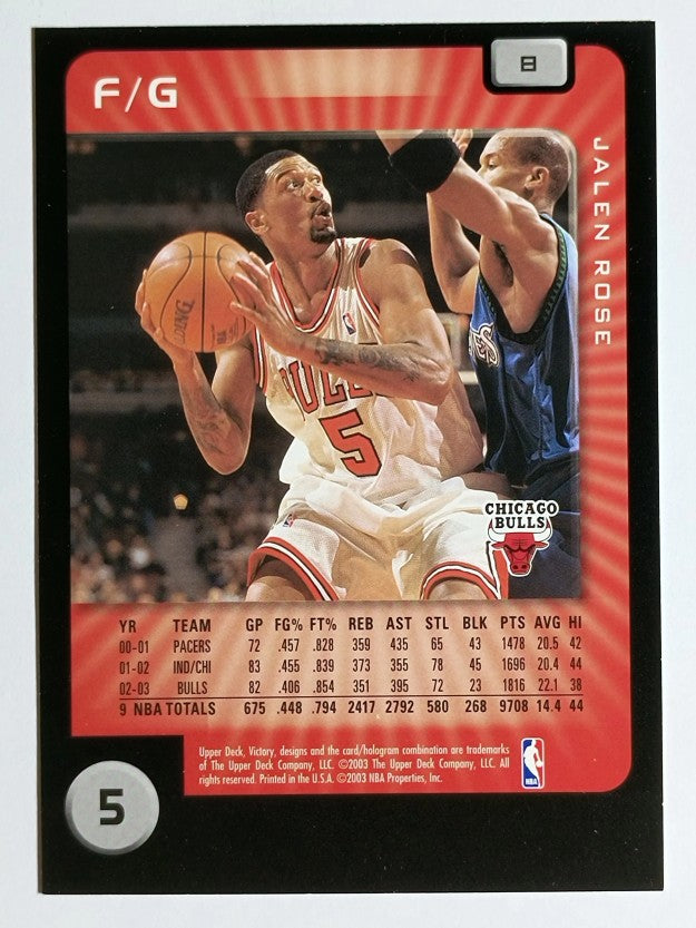 2003-04 Upper Deck Victory #8 Jalen Rose