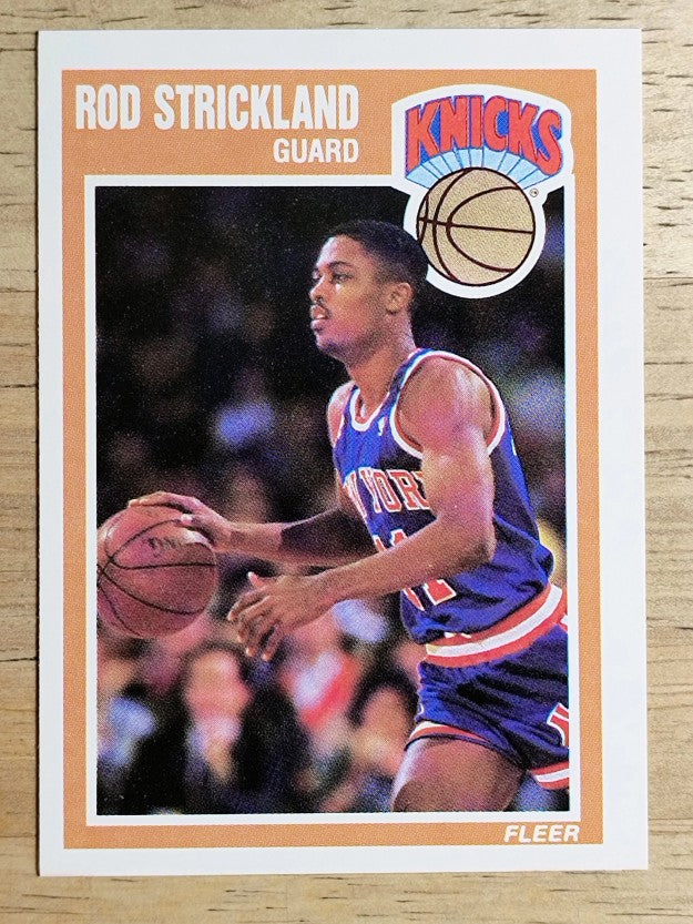 1989-90 Fleer #104 Rod Strickland RC