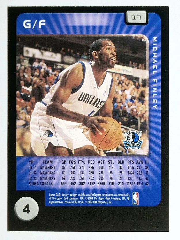2003-04 Upper Deck Victory #17A Michael Finley