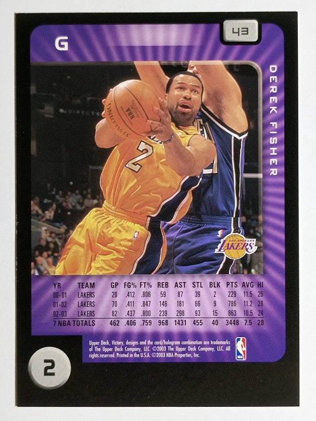 2003-04 Upper Deck Victory #43 Derek Fisher