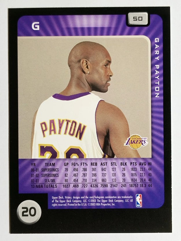 2003-04 Upper Deck Victory #50 Gary Payton