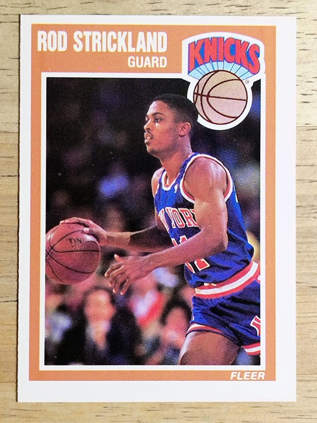1989-90 Fleer #104 Rod Strickland RC