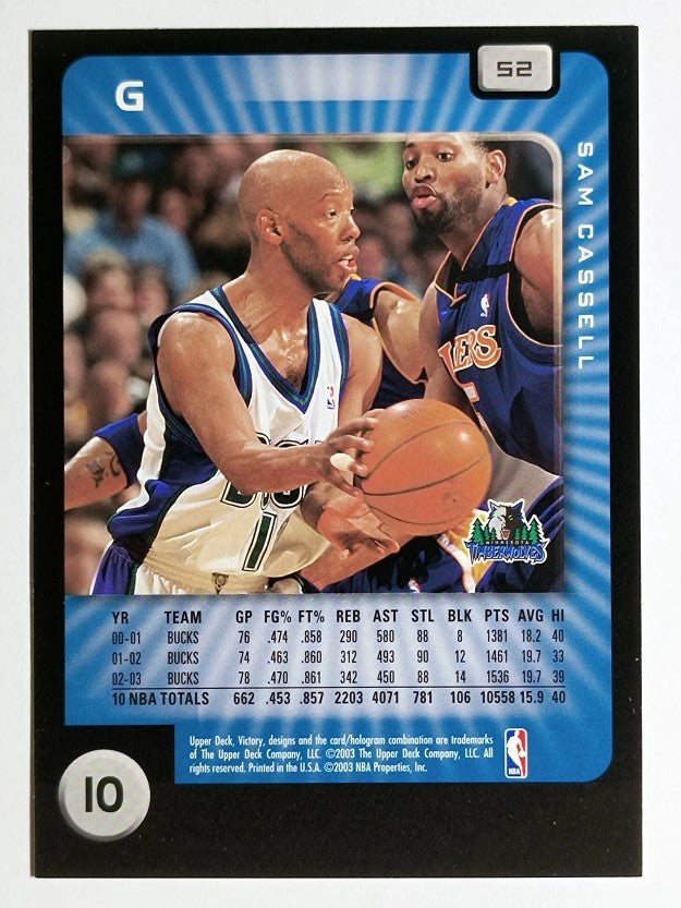 2003-04 Upper Deck Victory #52 Sam Cassell