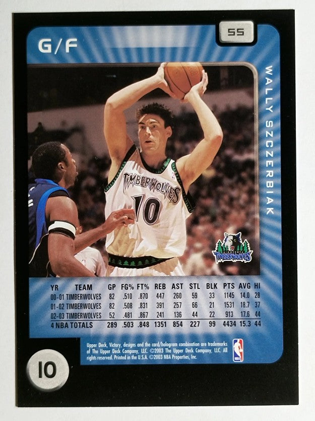 2003-04 Upper Deck Victory #55 Wally Szczerbiak